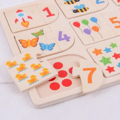 Matching number puzzles