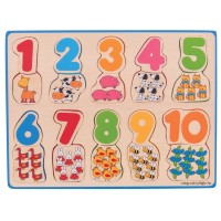 Number Counting Puzzle (Wooden)