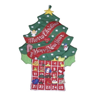 Christmas Tree Hanging Advent Calendar