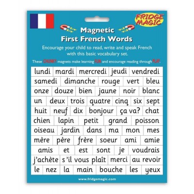 Magnetic First French Words