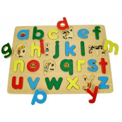 Wooden Alphabet puzzle Bigjigs